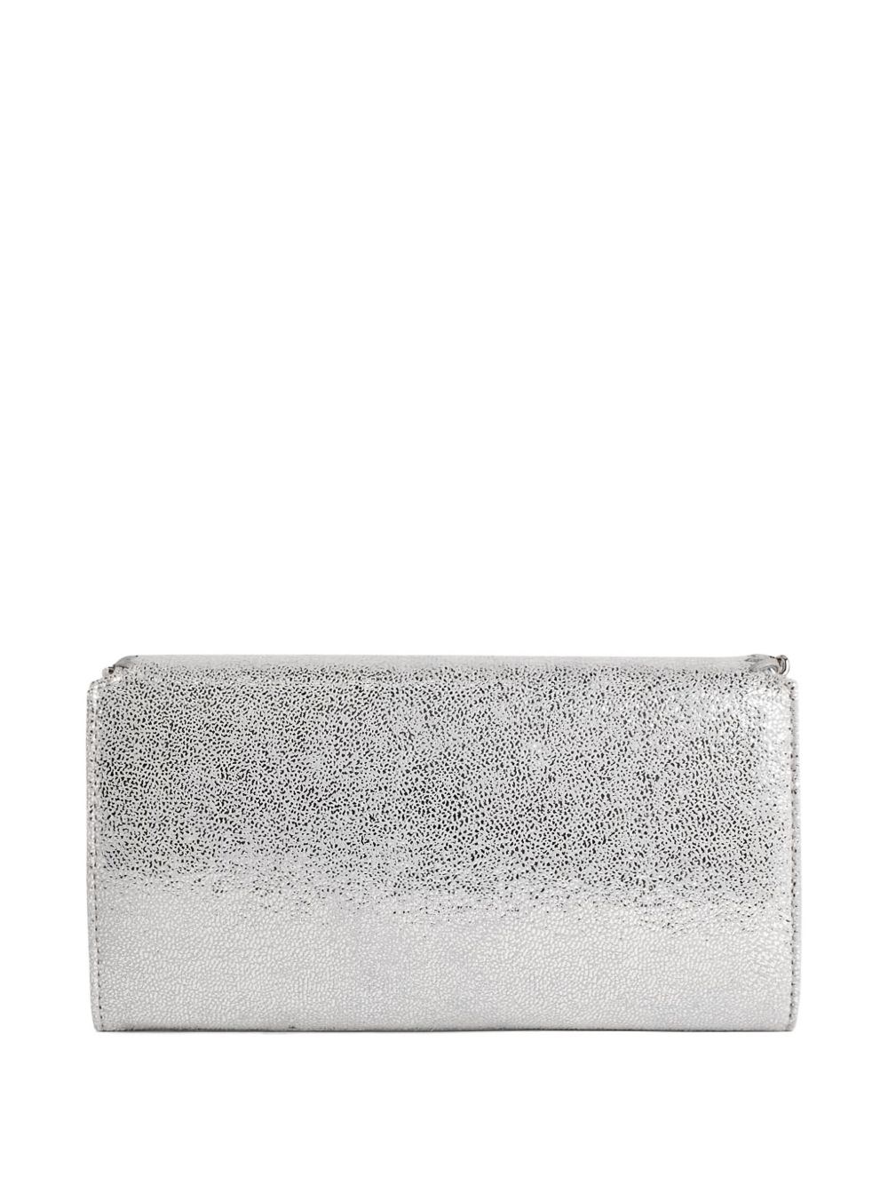 Stella Mccartney Falabella Continental Wallet In Gray