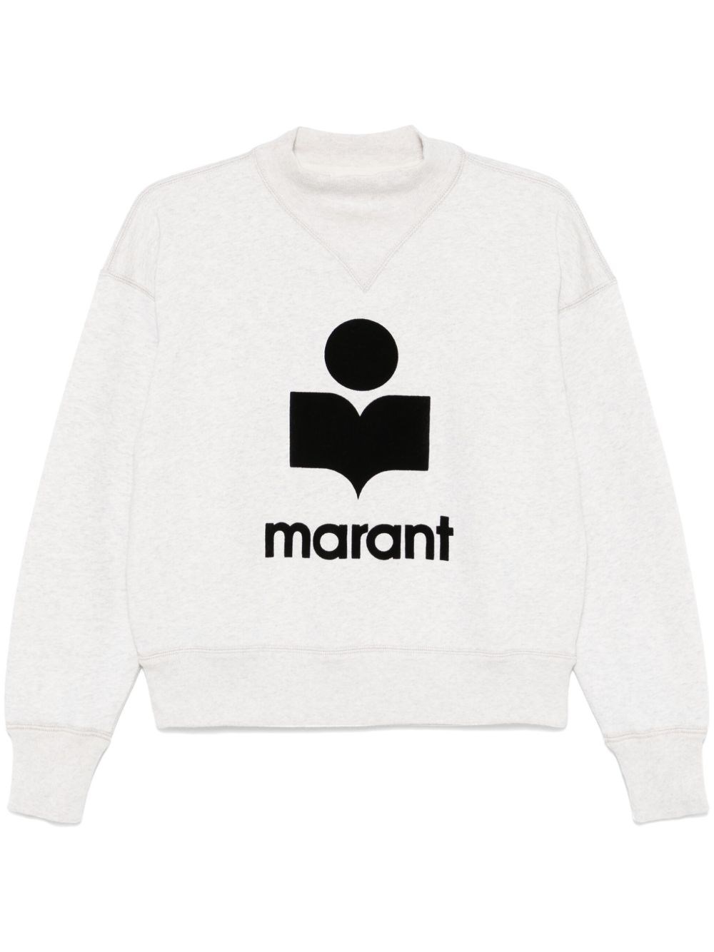 MARANT ETOILE Felpa In Cotone Con Logo Moby