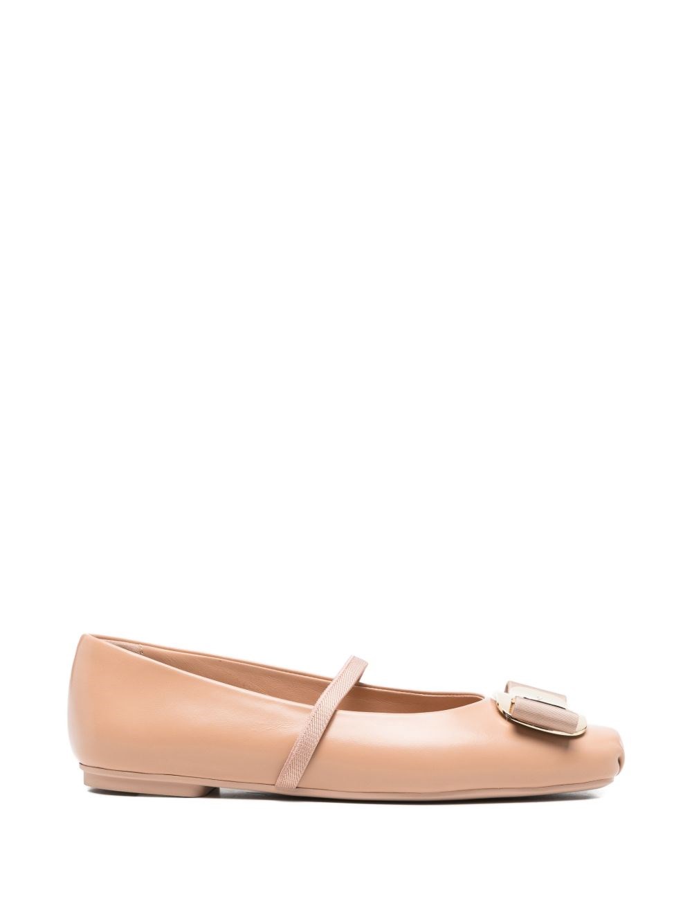 Ferragamo Vara Leather Ballets