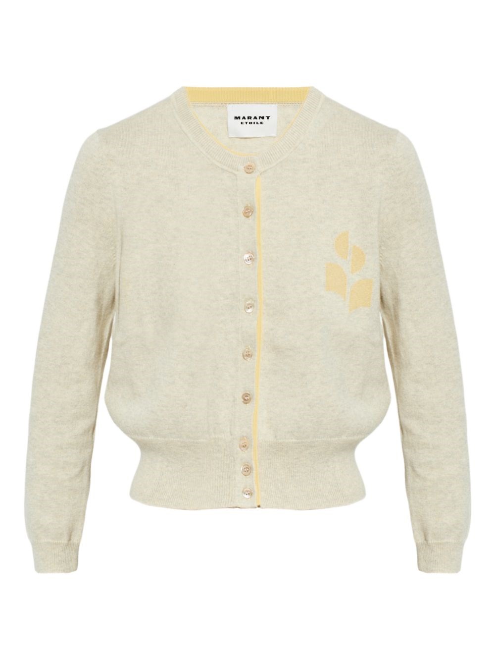 MARANT ETOILE Cardigan In Lana E Cotone Lona