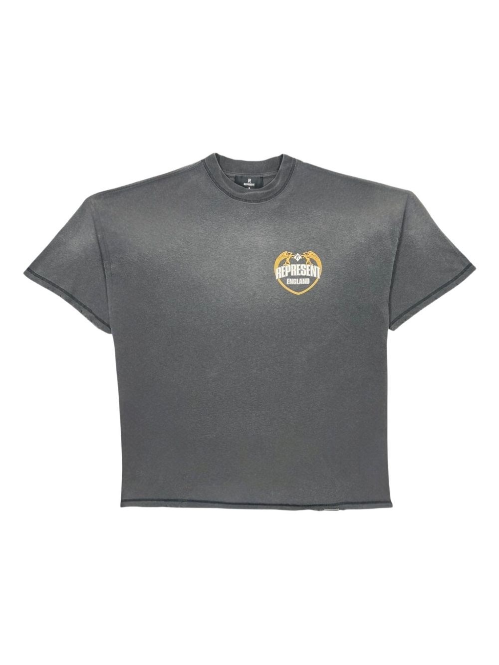 Represent Short Sleeves T-shirt With Logo In Gray