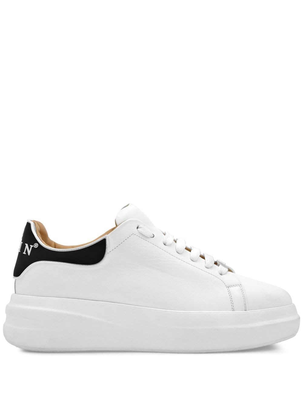 Philipp Plein White Low-top Sneakers In White