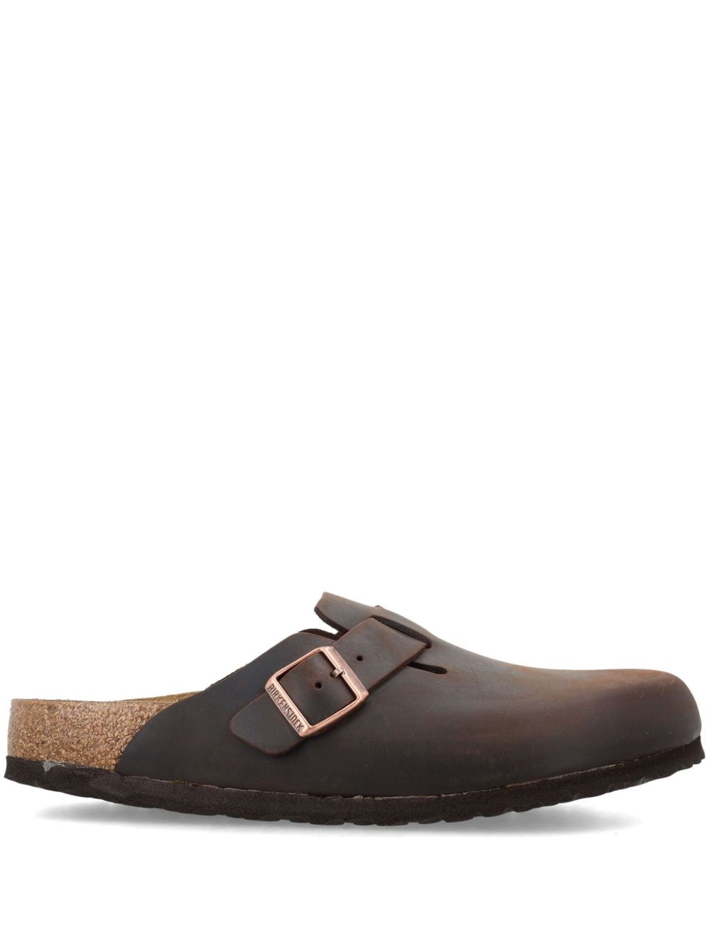 Birkenstock Boston Oiled-leather Clogs In Habana Oiled Leather