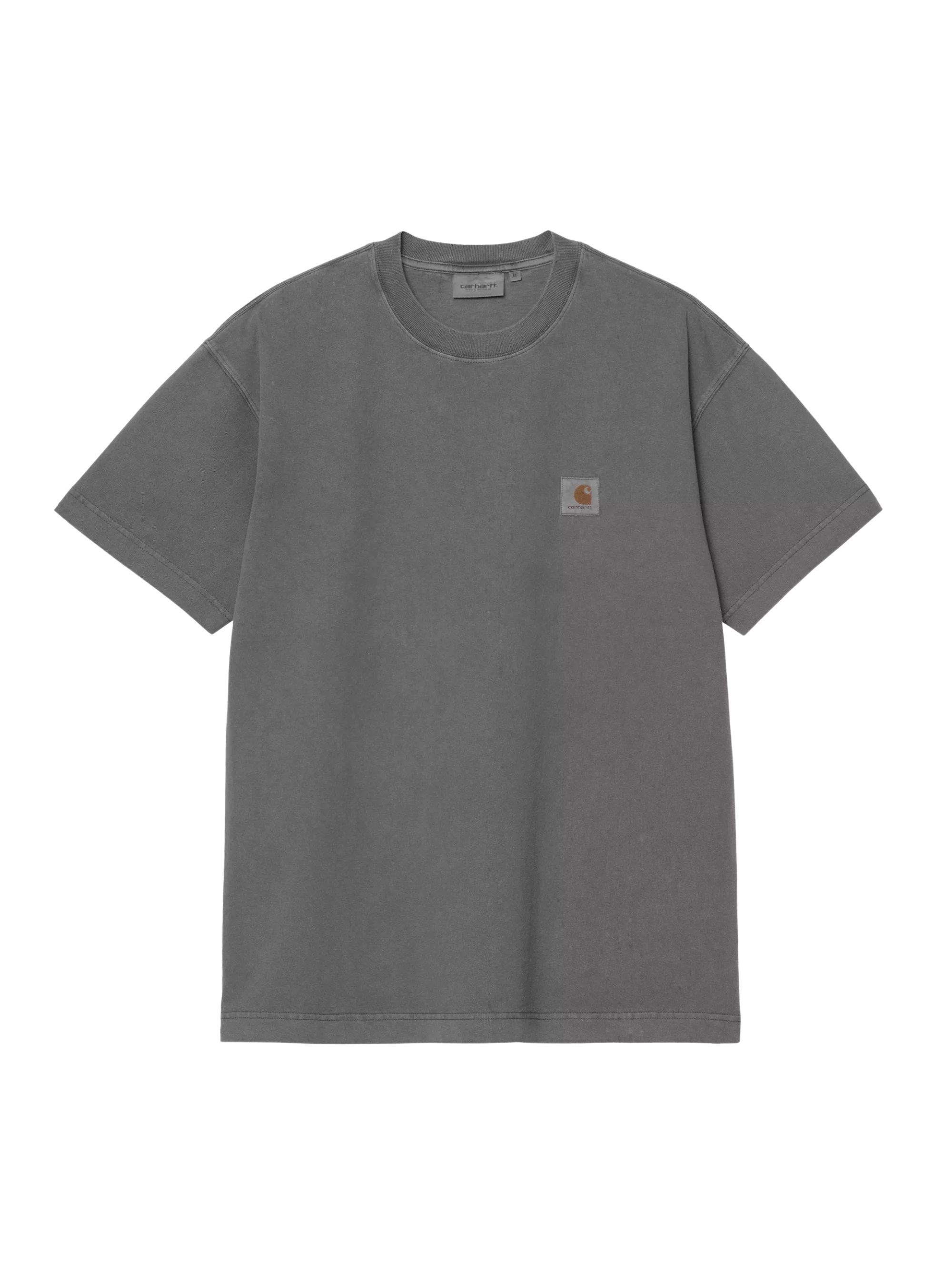 Carhartt Cotton T-shirt With Logo And Short Sleeves In Black