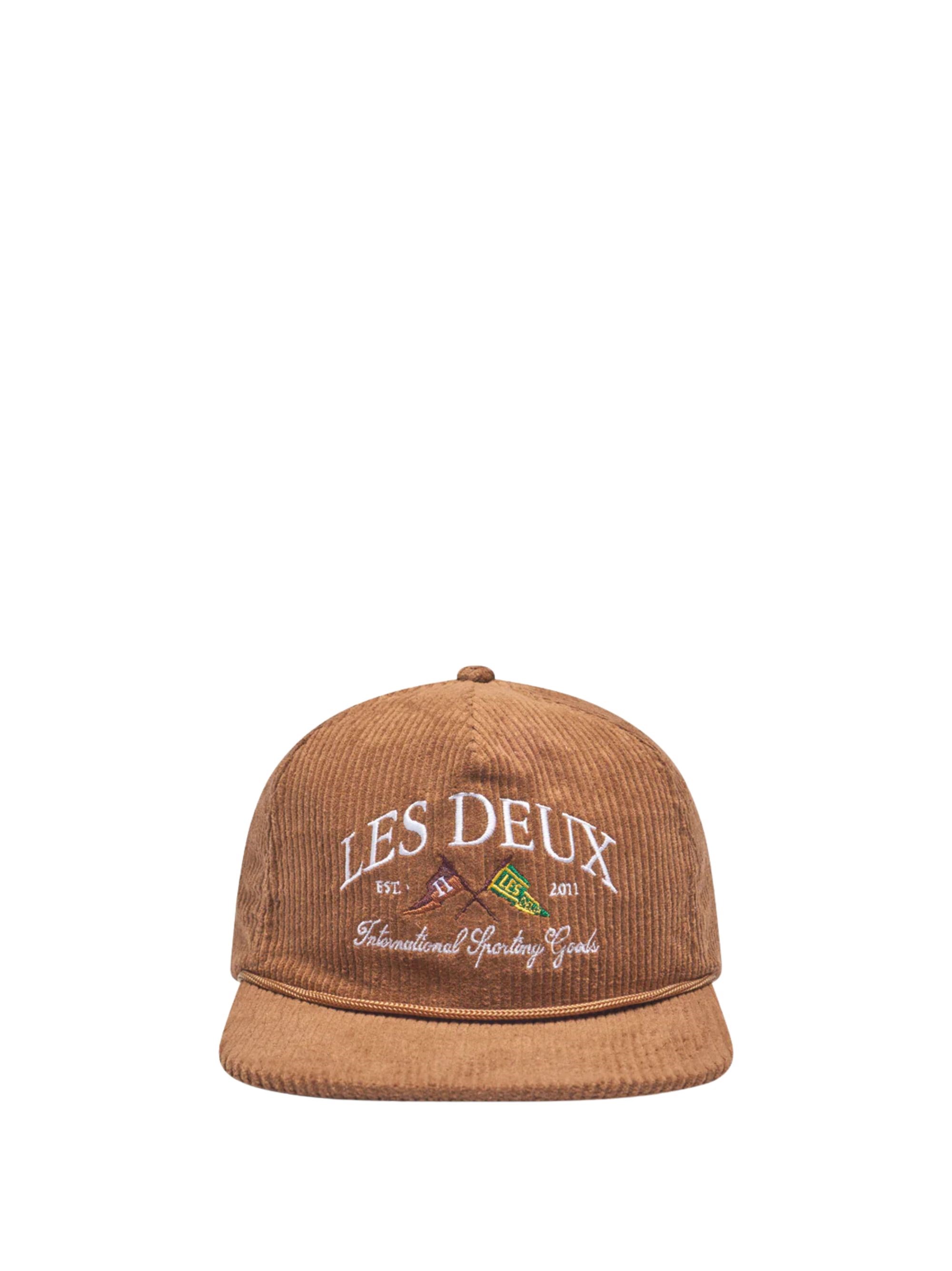 LES DEUX Ivy League Velvet Baseball Hat