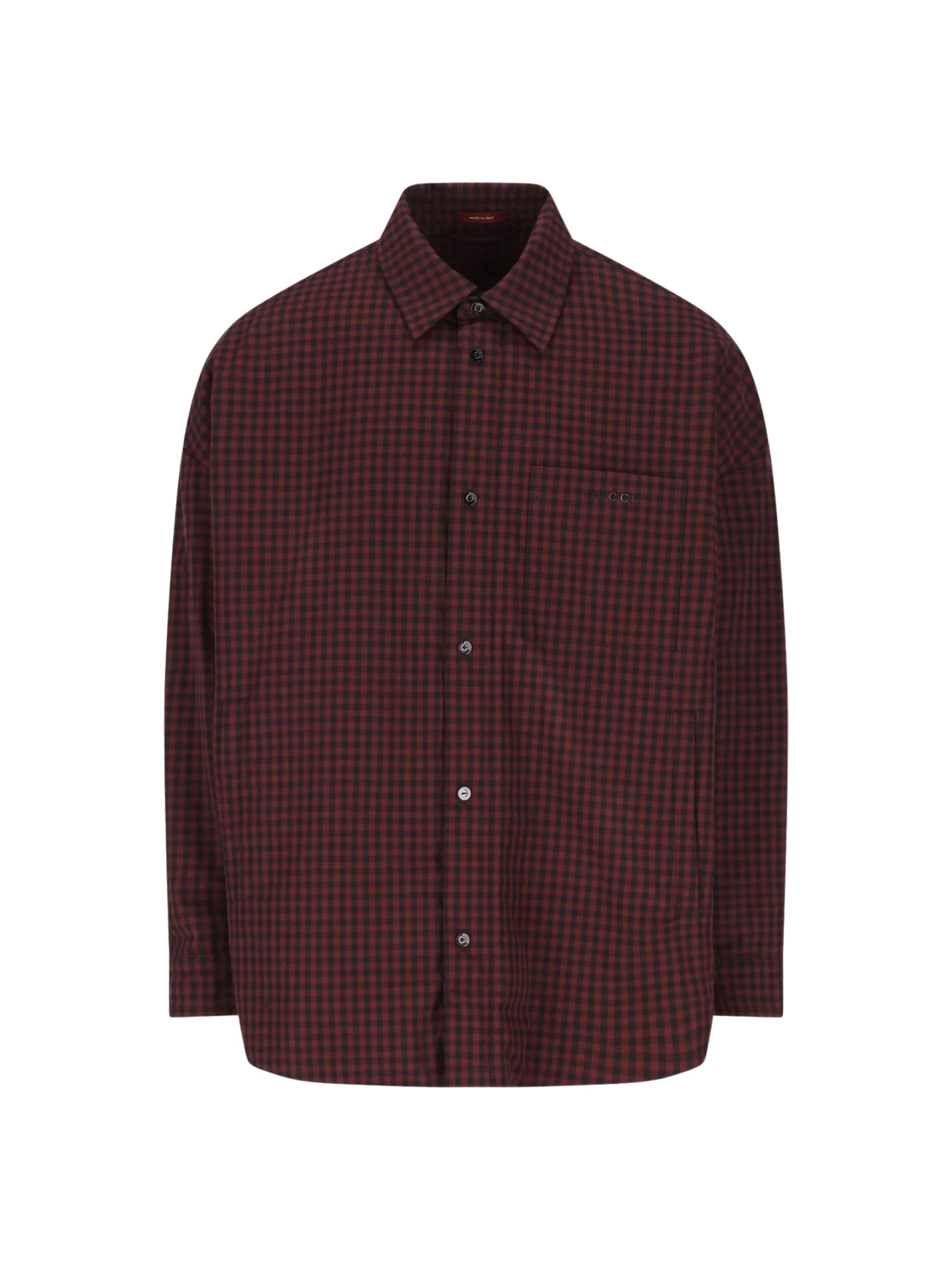 Checked Cotton Padded Jacket