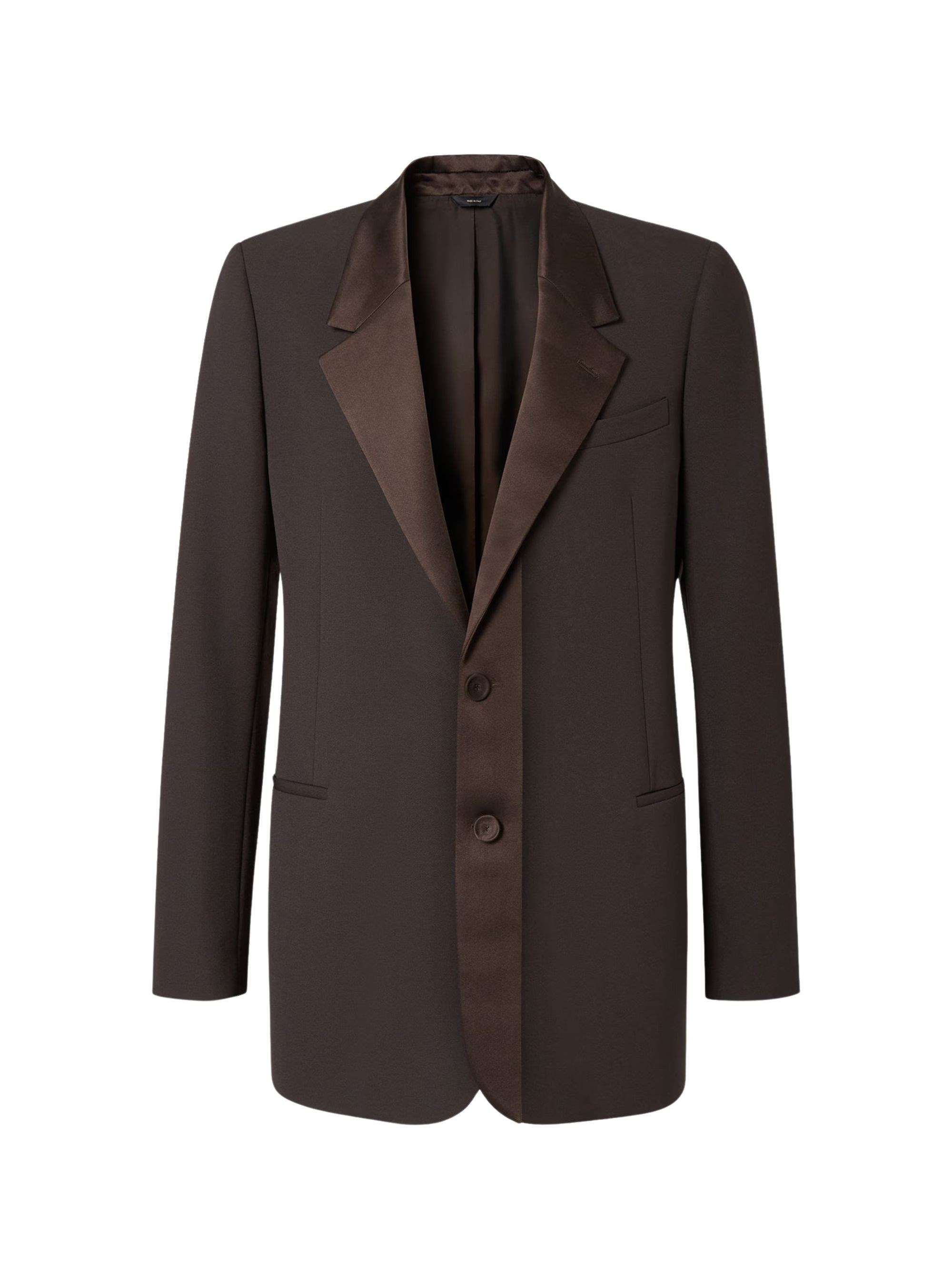 Fendi Single-Breasted Blazer In Crêpe Wool