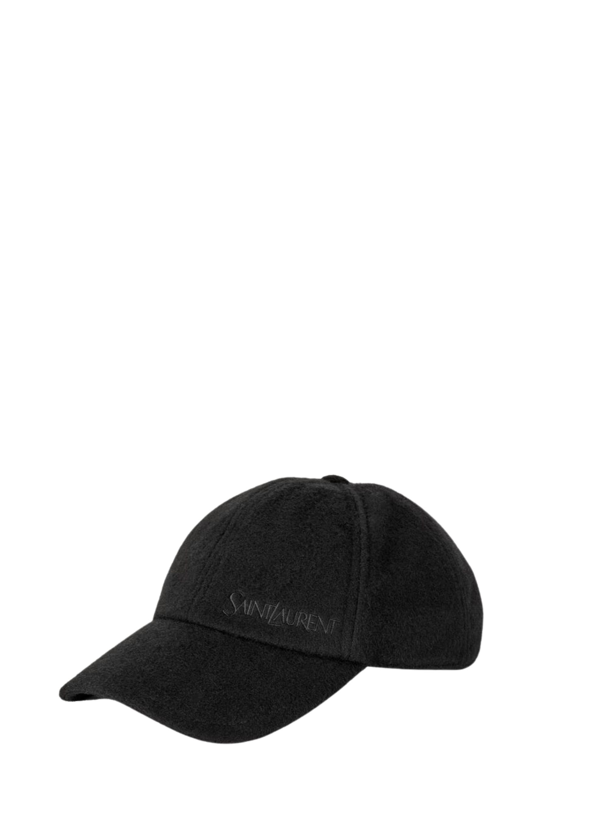 Saint Laurent Vintage Cashmere Baseball Cap