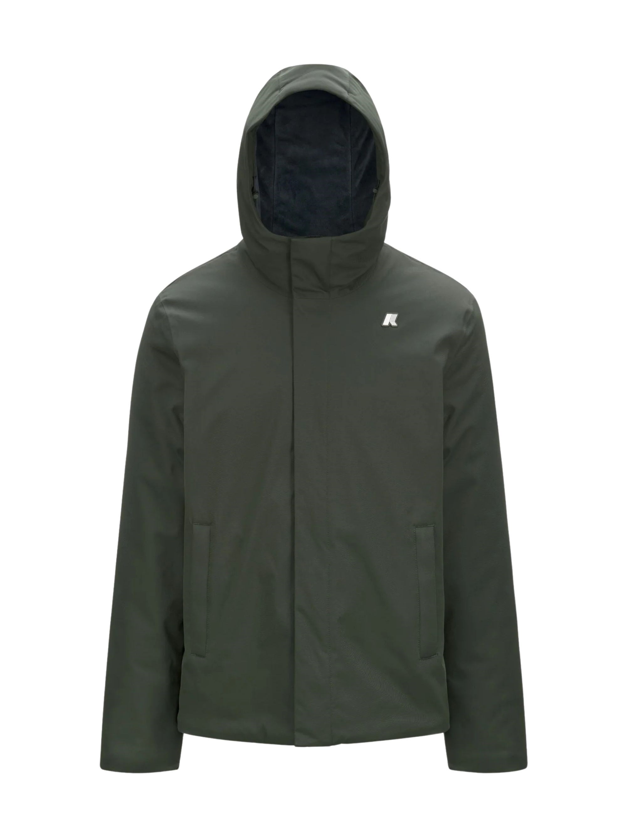 K-way Jacko Marmota Twill Jacket In Green