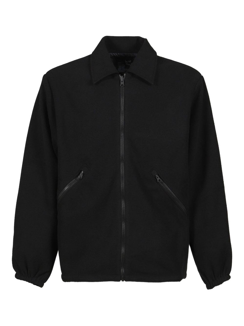 Gr10k Signature Collared Zip Jacket In Black