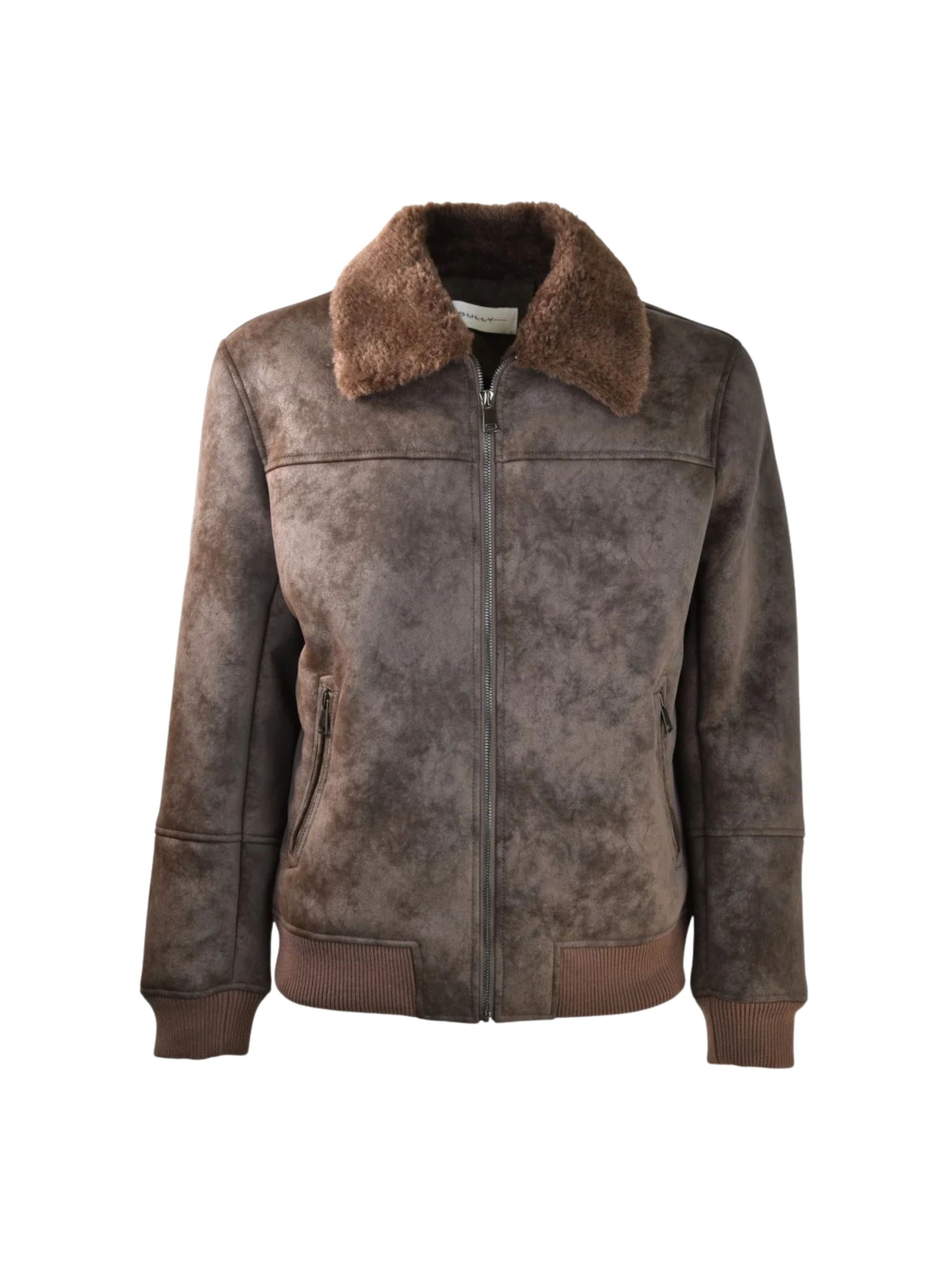 Sword 6.6.44 Sword Bully Fur Jacket In Brown