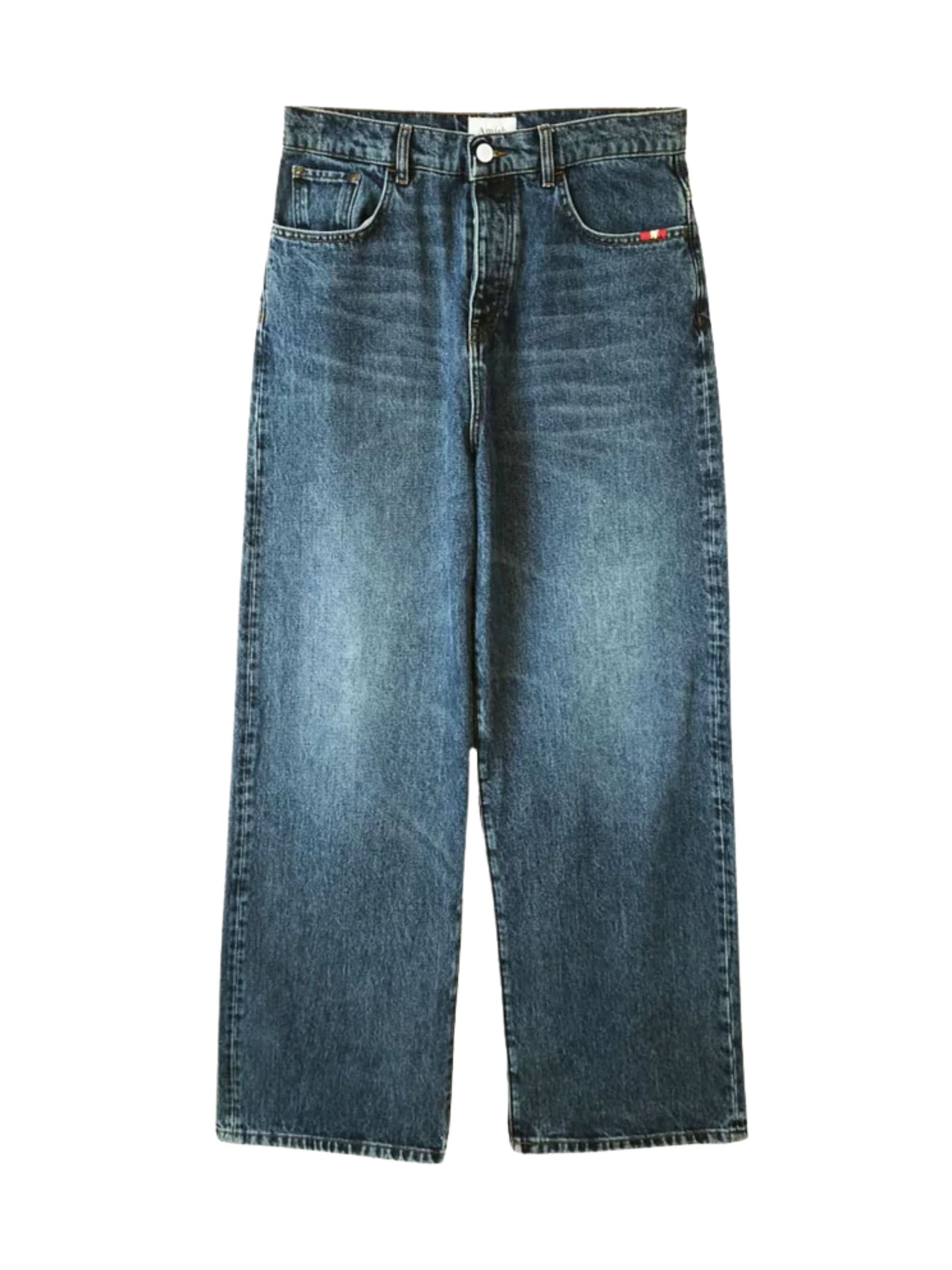 AMISH Wide Unisex Denim New Dark Jeans