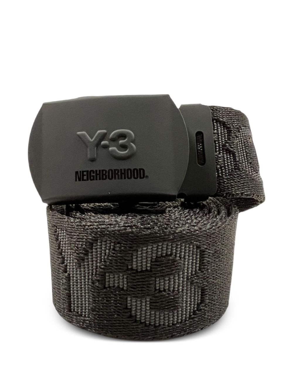 Y-3 X Nbhd Logo Belt In Black