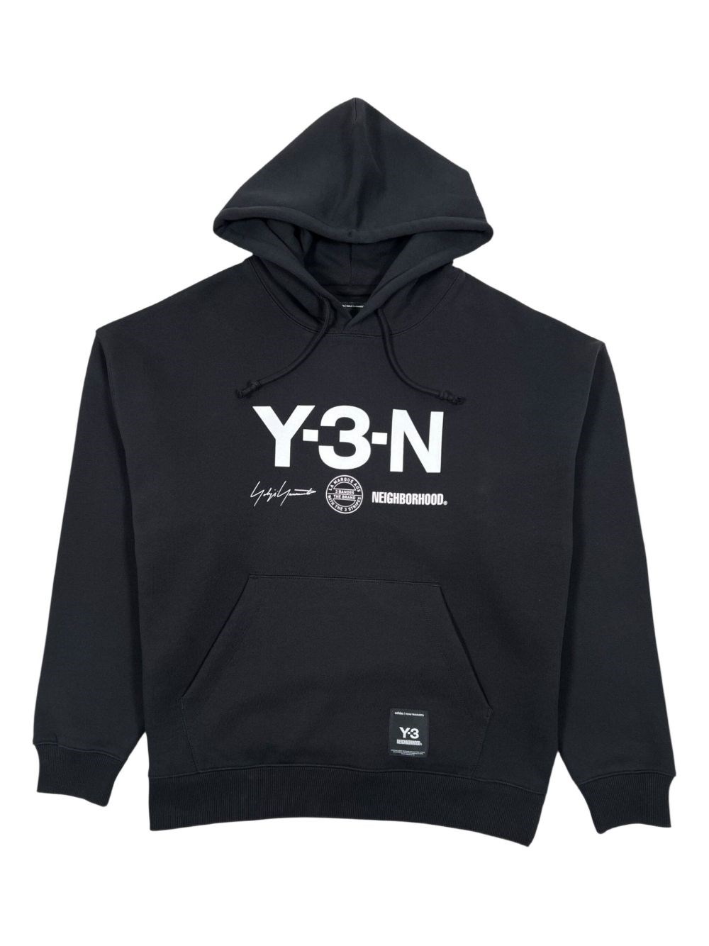Y-3 X Nbhd Logo Cotton Sweatshirt In Black