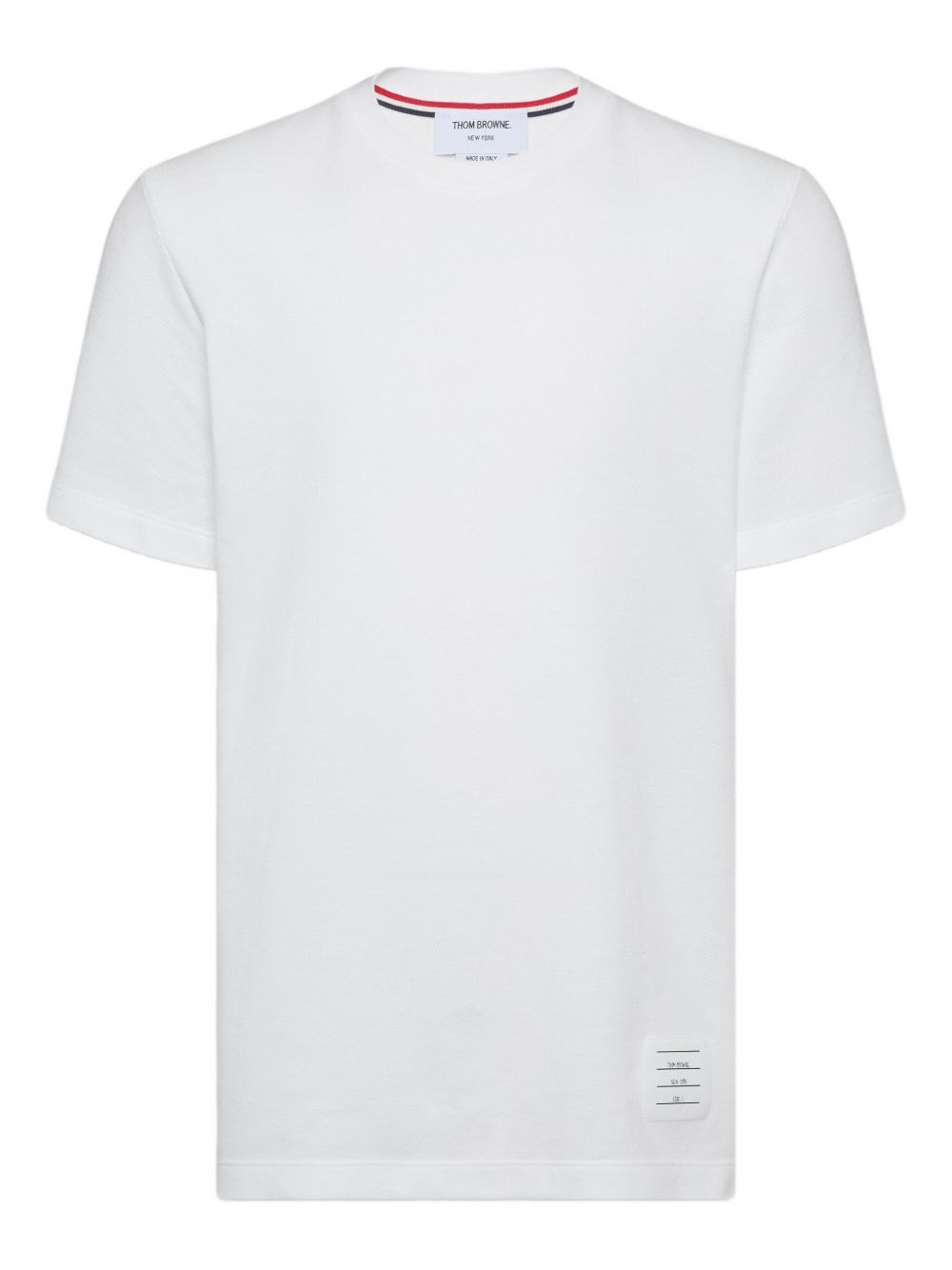 Thom Browne Classic Pique 4-bar T-shirt Clothing In White