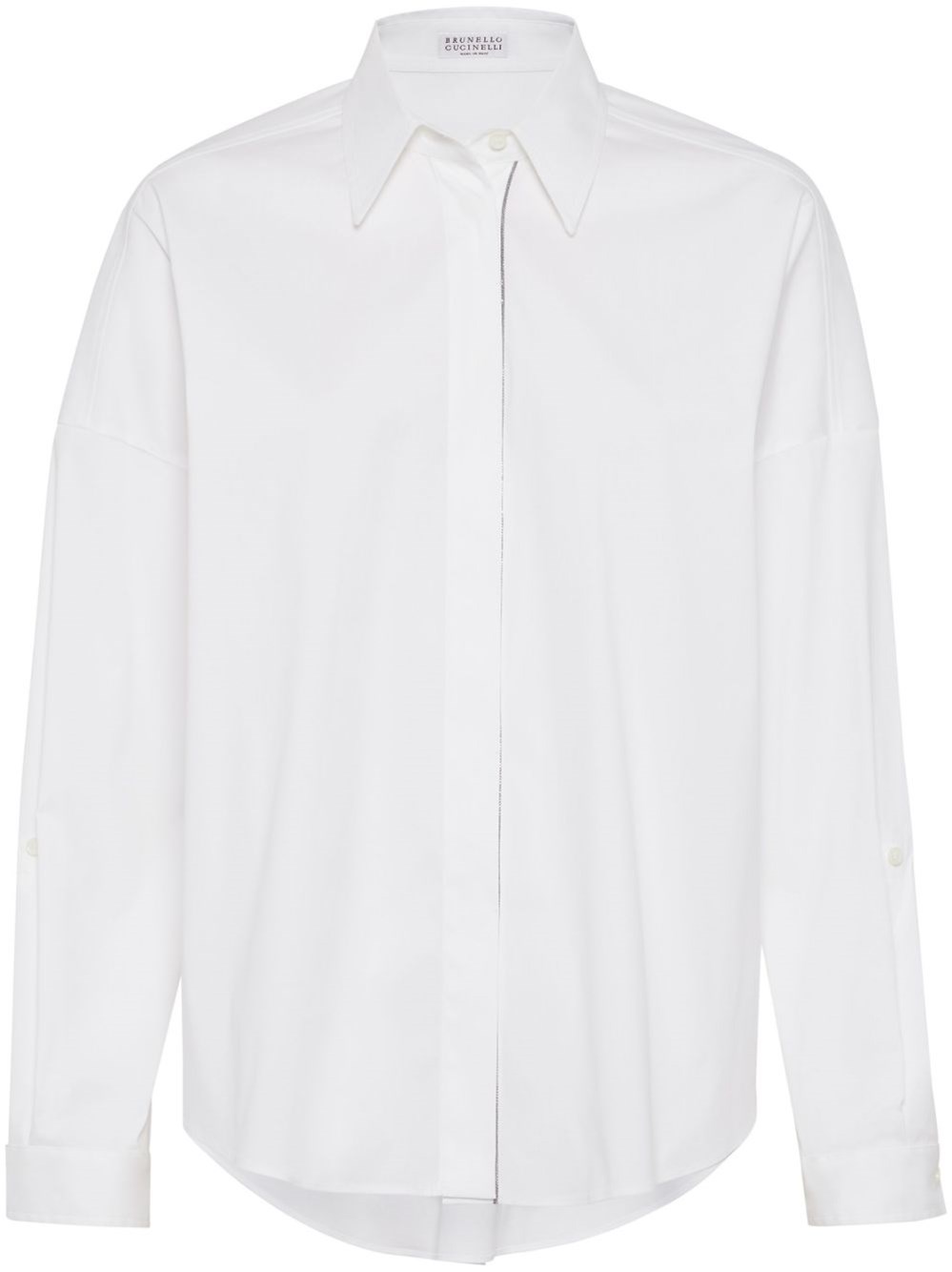 Brunello Cucinelli Cotton Shirt In White