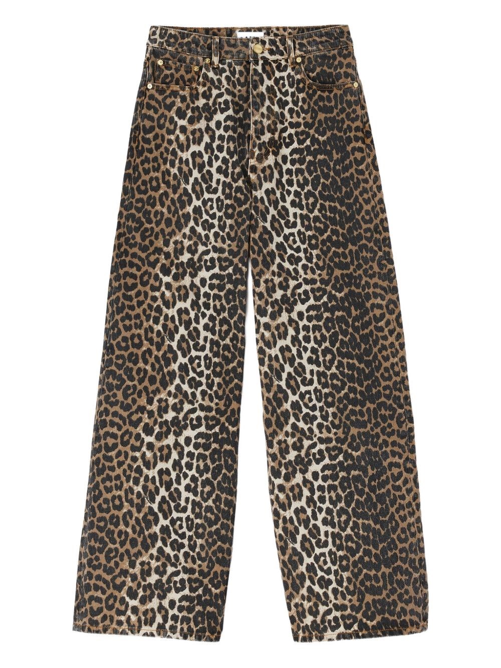 GANNI Organic Cotton Denim Jeans