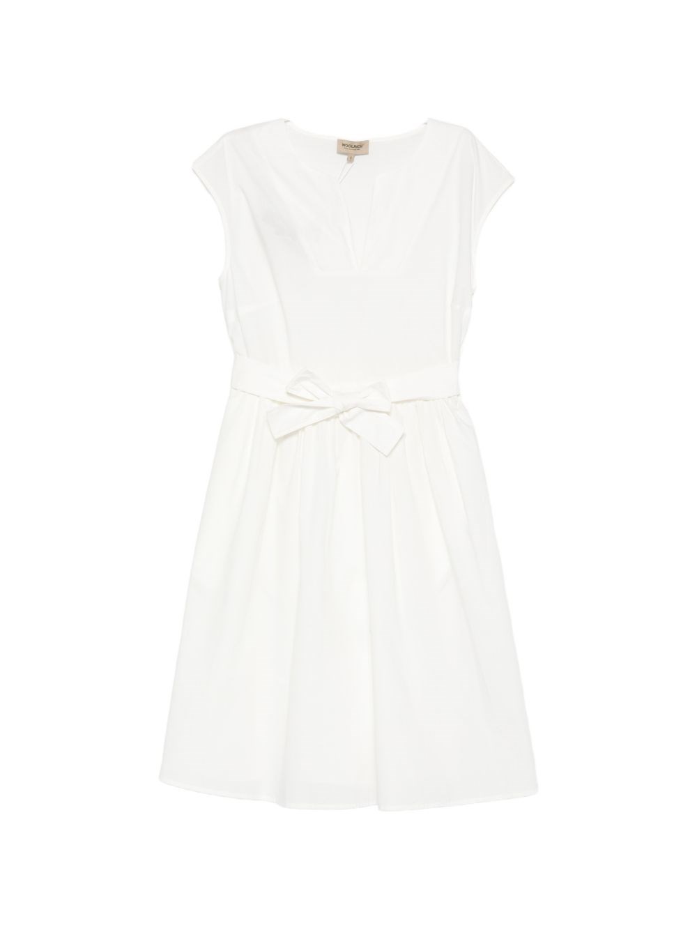 Woolrich Cotton Short Dress In White