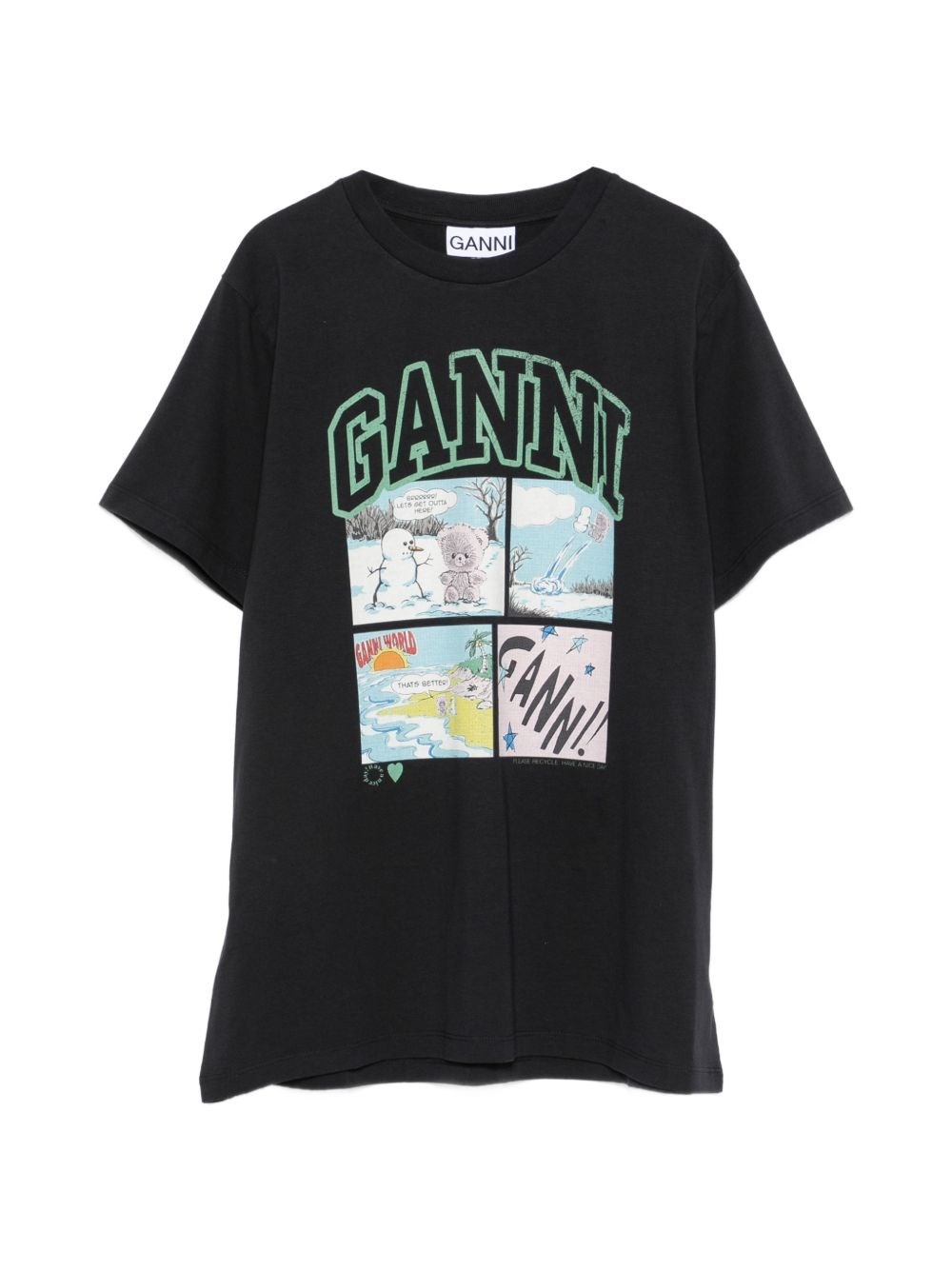 GANNI Organic Cotton T-Shirt