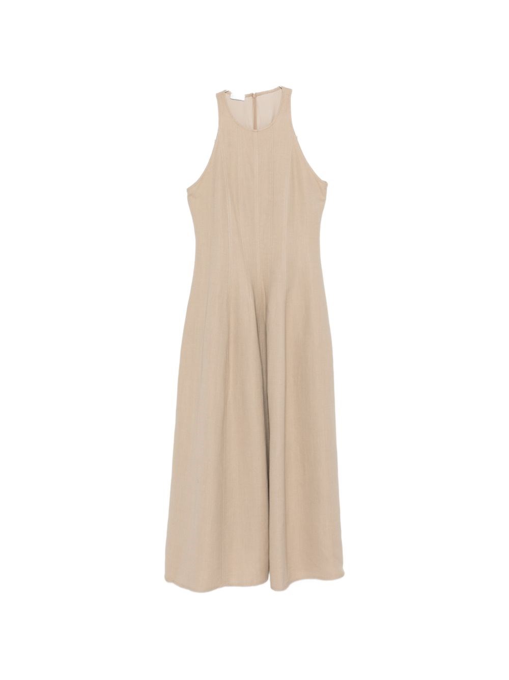 Brunello Cucinelli Linen Blend Long Dress