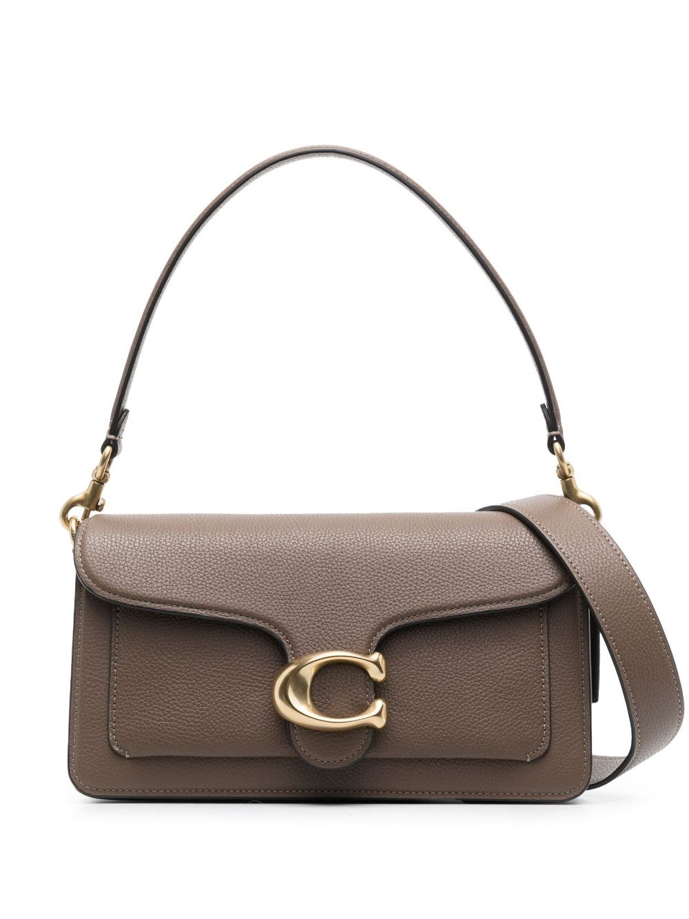 Coach Tabby 26 Leather Shoulder Bag In Brown