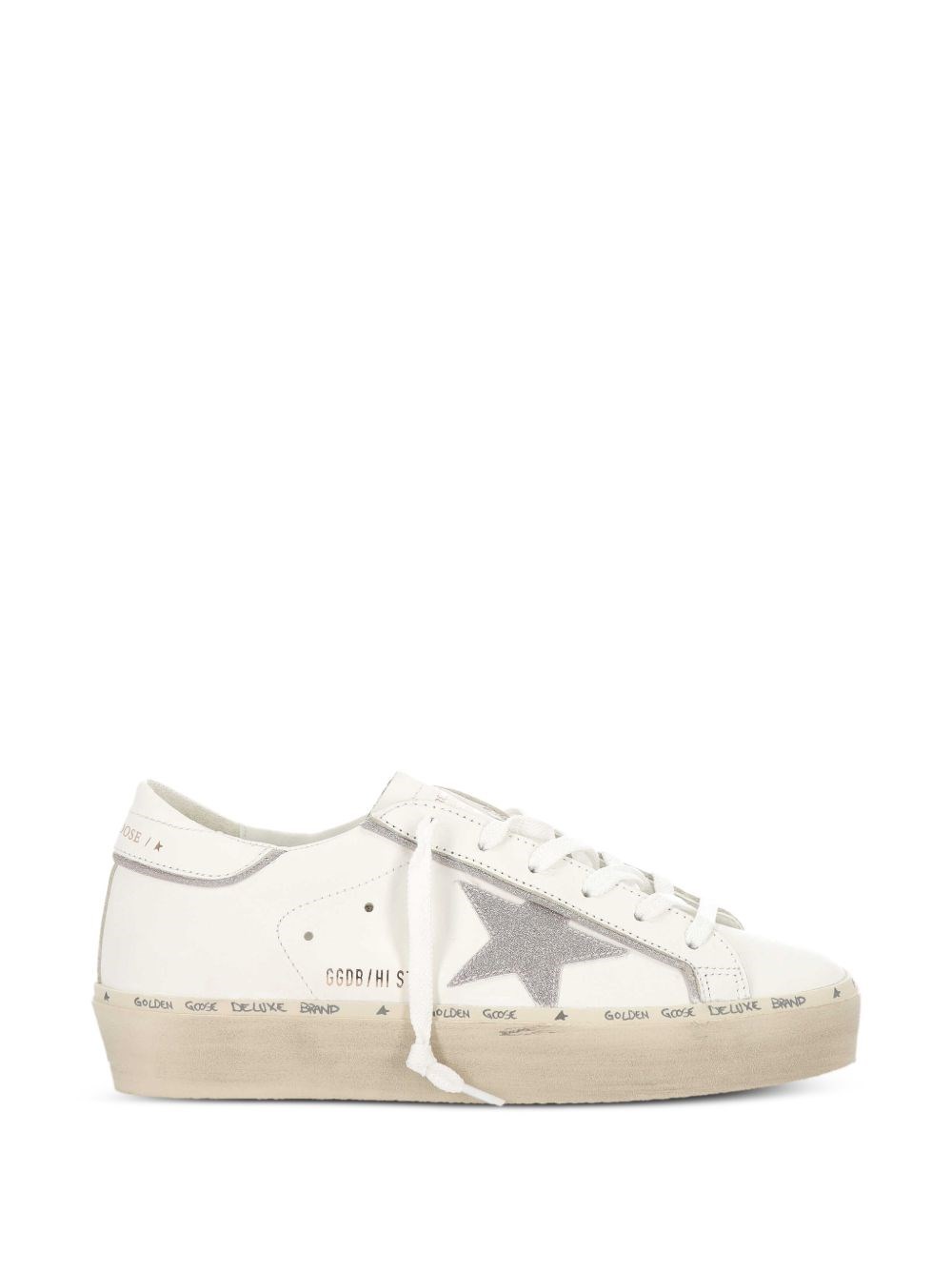 Golden Goose Hi Star Leather Sneakers