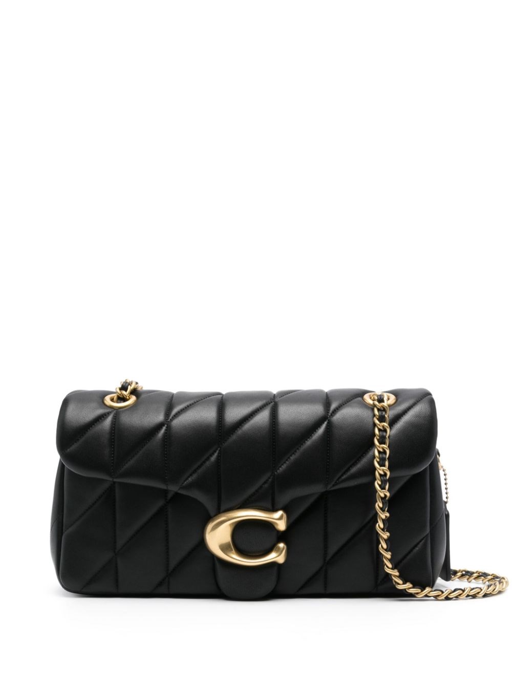 Coach Tabby 26 Leather Crossbody Bag In Black