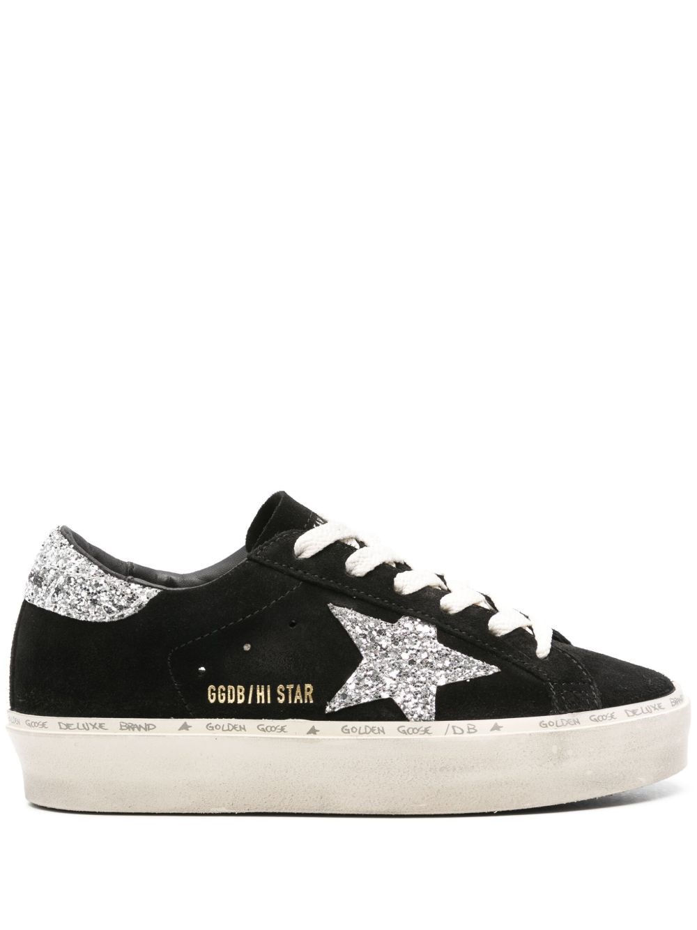Golden Goose Stone Island Suede Low-top Sneakers In Black