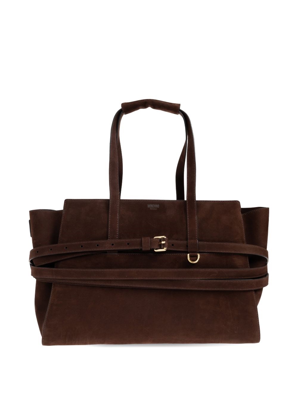 Moschino Tie Me Leather Handbag