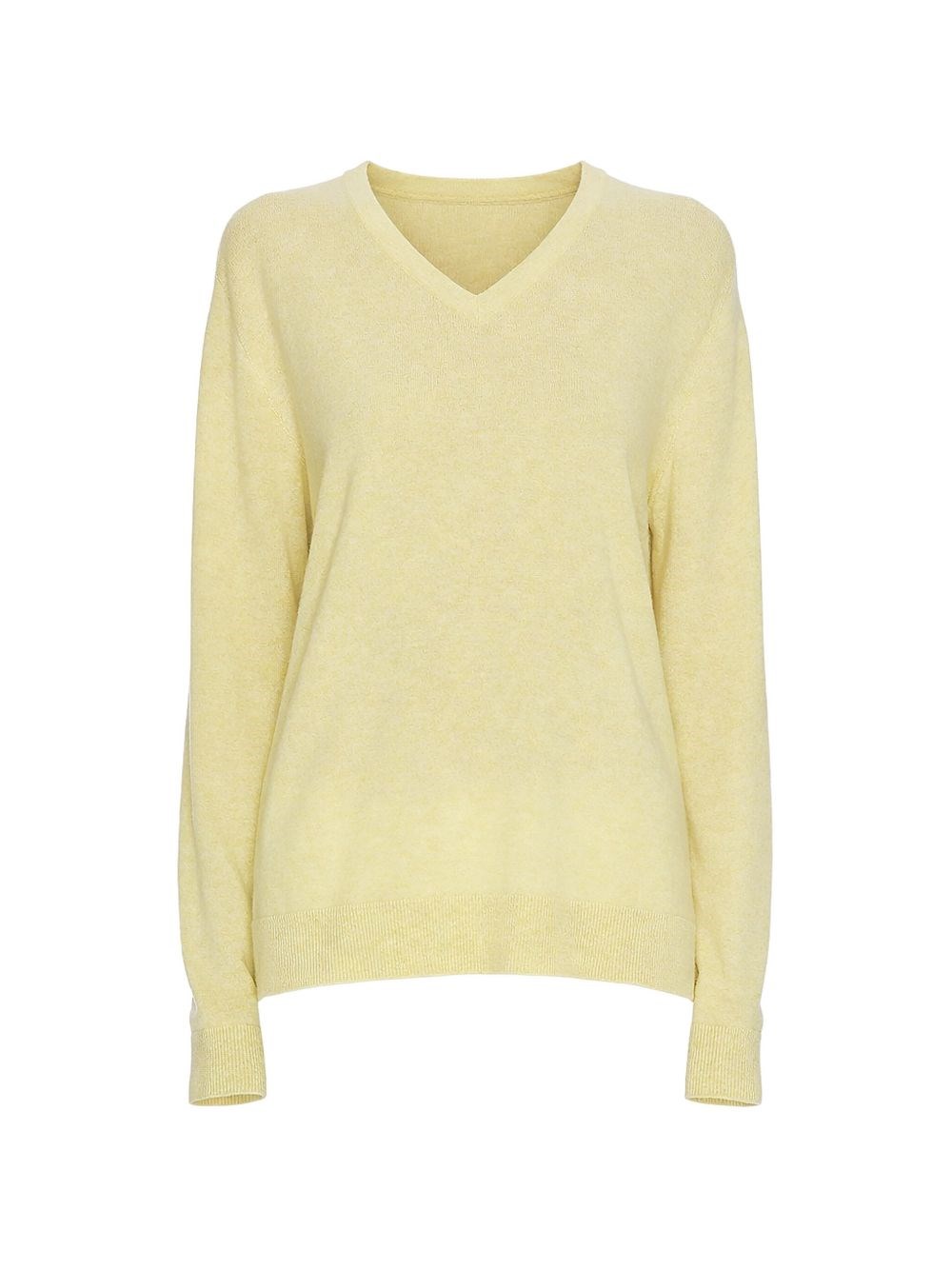 The Row Nian Cashmere Jumper In Yellow