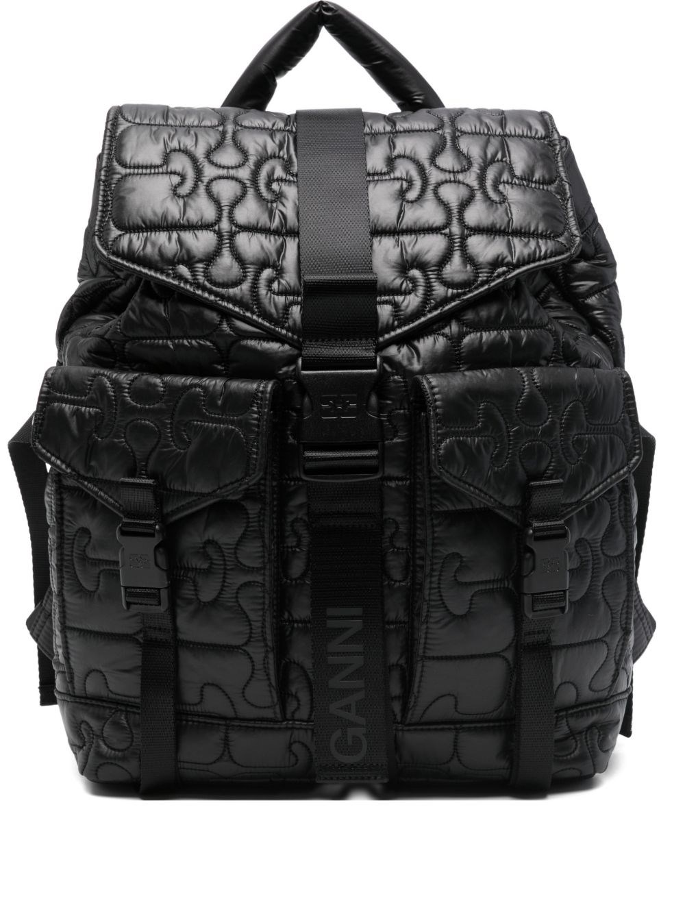 GANNI Quilted Nylon Backpack