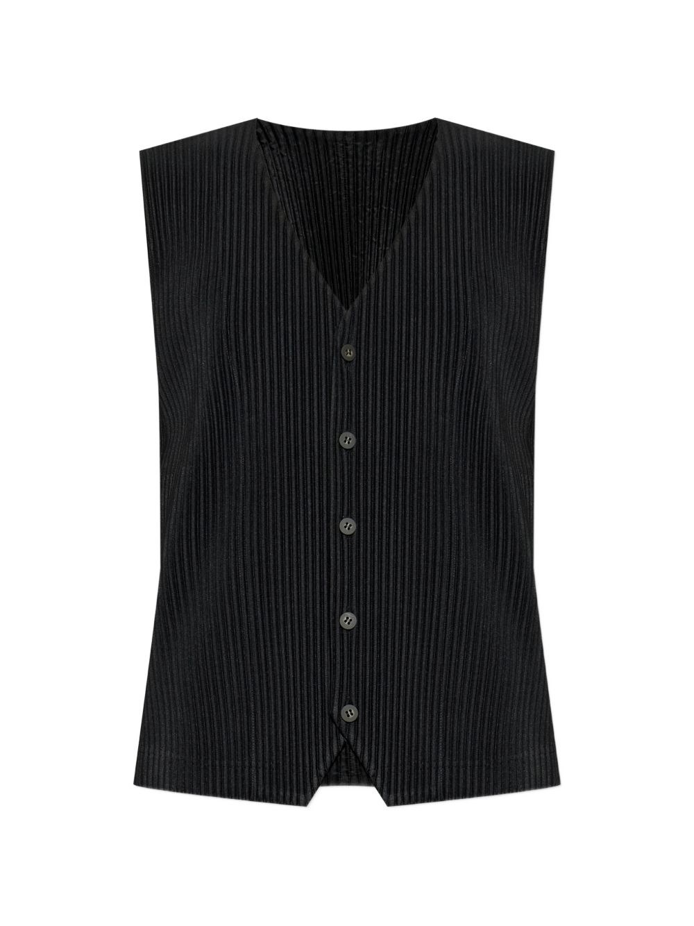 HOMME PLISSE’ ISSEY MIYAKE Pleated V-Necked Vest