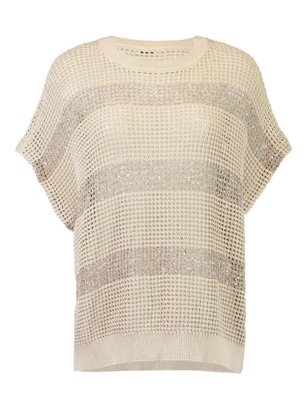Brunello Cucinelli Striped Cotton Sweater
