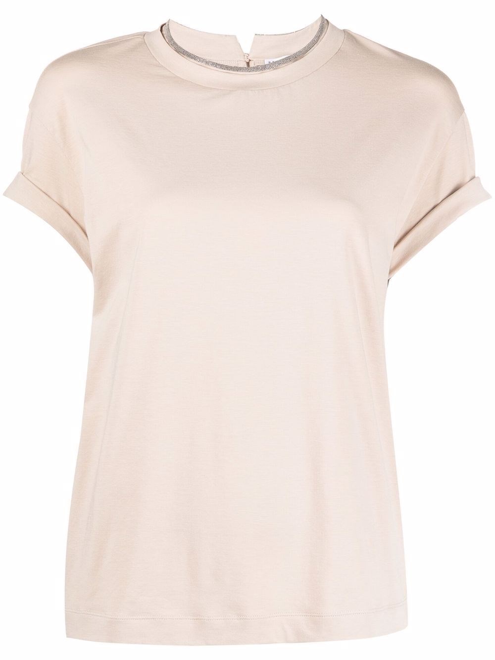 Brunello Cucinelli Women Cotton T-shirt In Pink