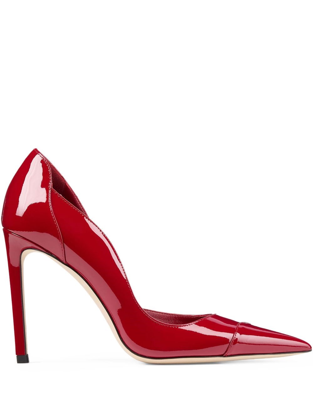 Jimmy Choo Brigitte Patent Leather Pumps In Red