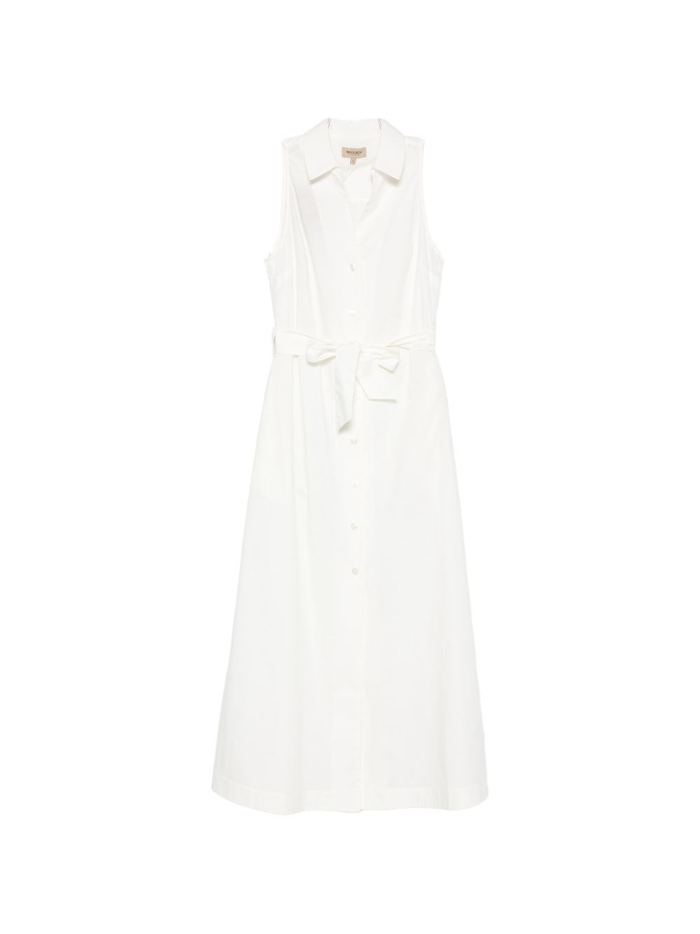 Woolrich Cotton Chemisier Dress In White