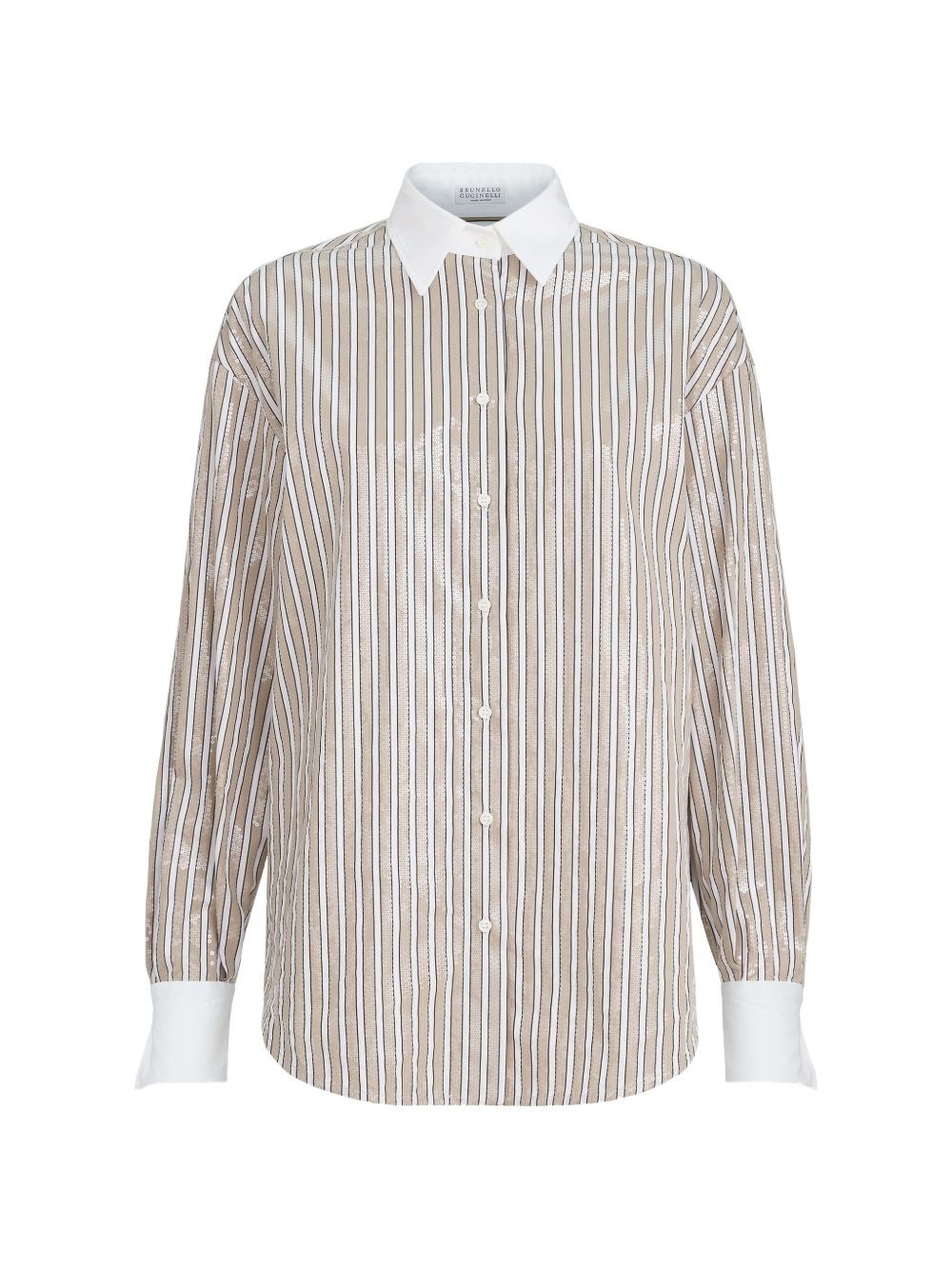 Brunello Cucinelli Striped Cotton Shirt
