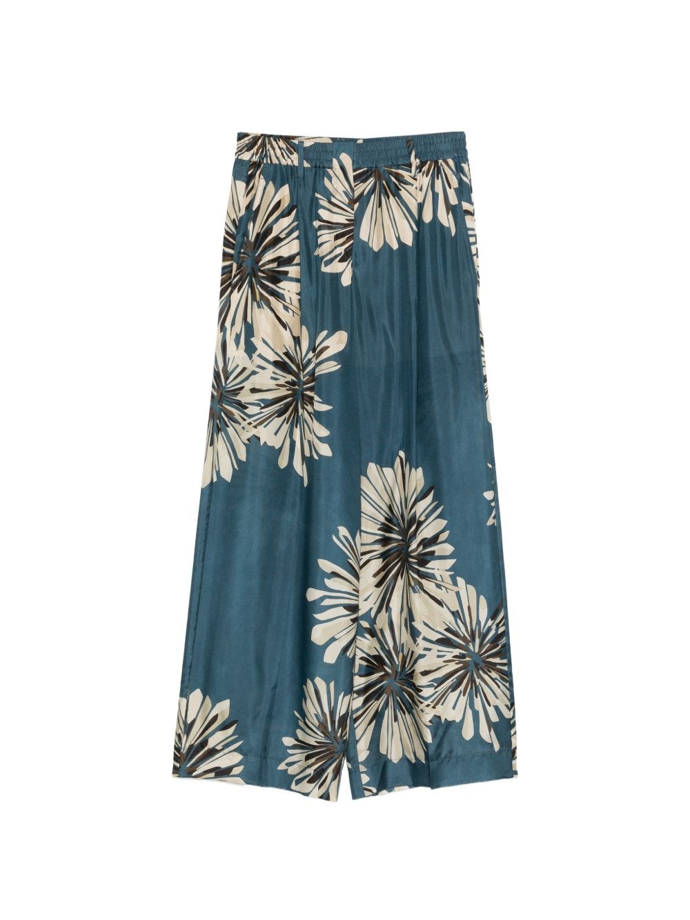 Brunello Cucinelli Printed Silk Trousers
