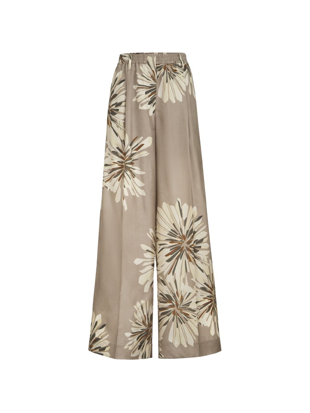 Brunello Cucinelli Printed Silk Trousers
