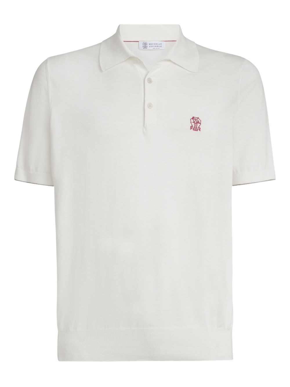 Brunello Cucinelli Logo Cotton Polo Shirt