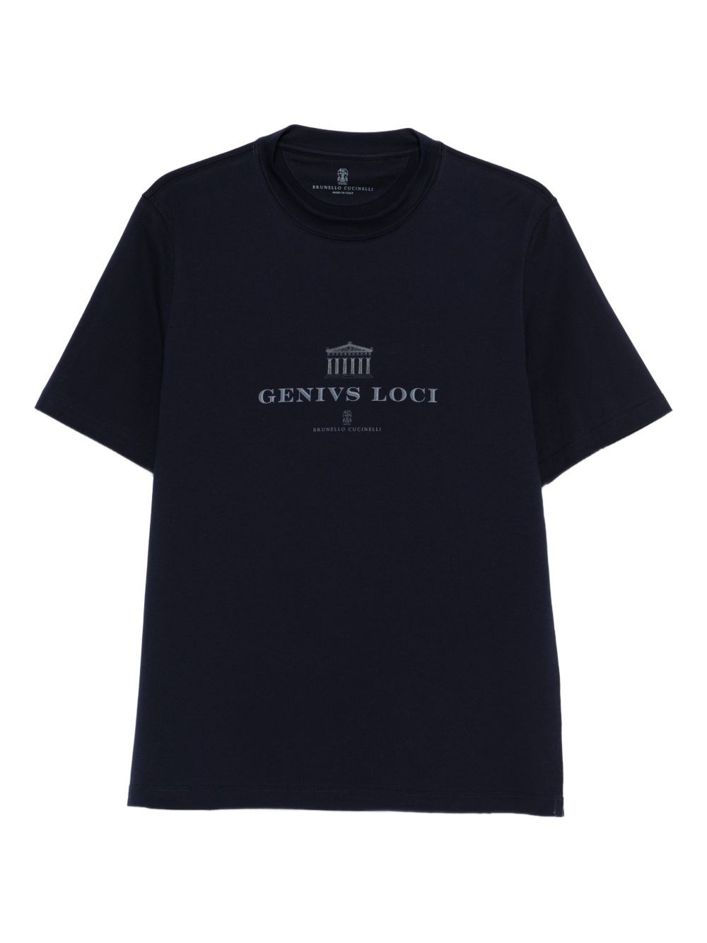 Brunello Cucinelli Logo Cotton T-Shirt