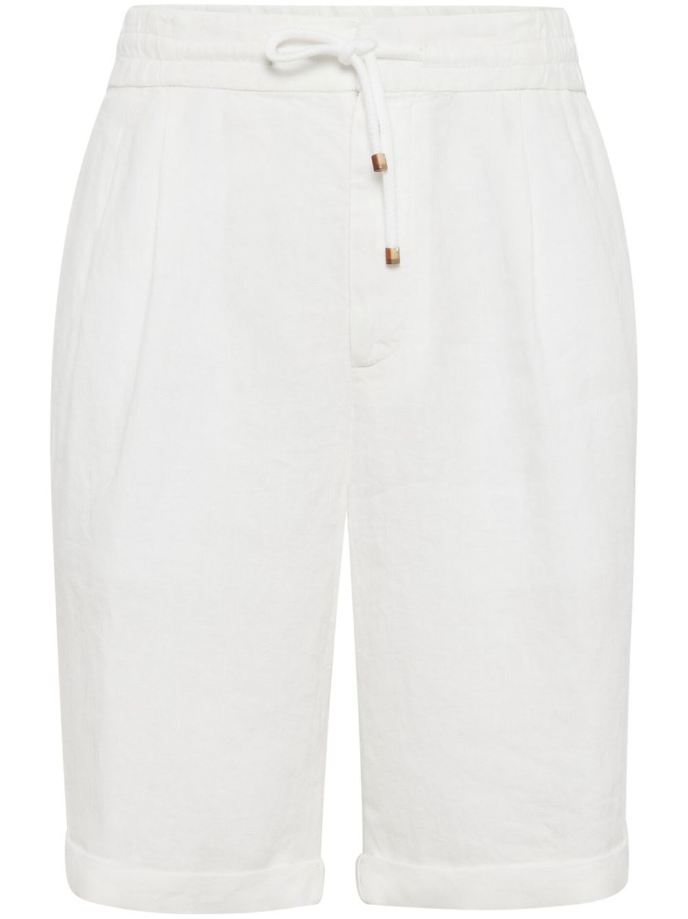 Brunello Cucinelli Linen Bermuda Shorts