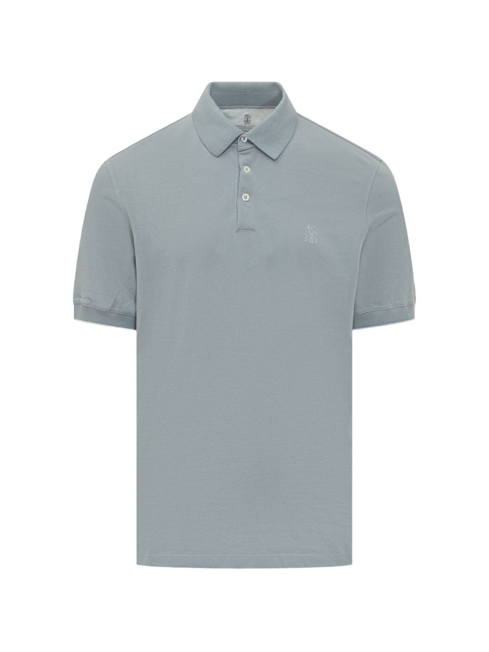 Brunello Cucinelli Logo Cotton Polo Shirt