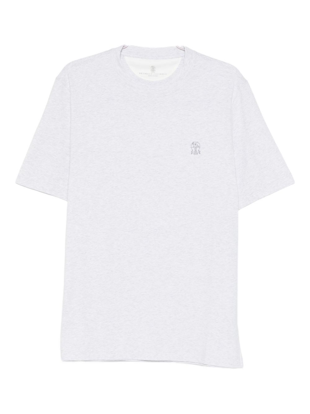 Brunello Cucinelli Logo Cotton T-Shirt