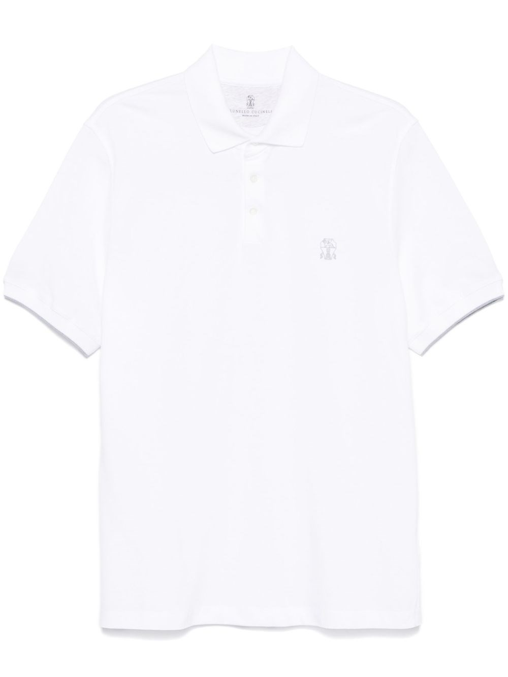 Brunello Cucinelli Logo Cotton Polo Shirt