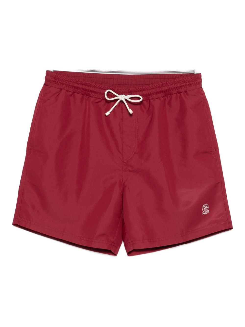 Brunello Cucinelli Comfortable Swim Shorts Featuring Pockets In Red