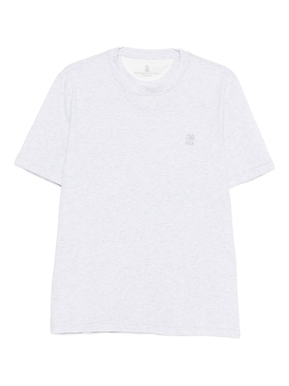 Brunello Cucinelli Logo Cotton T-Shirt