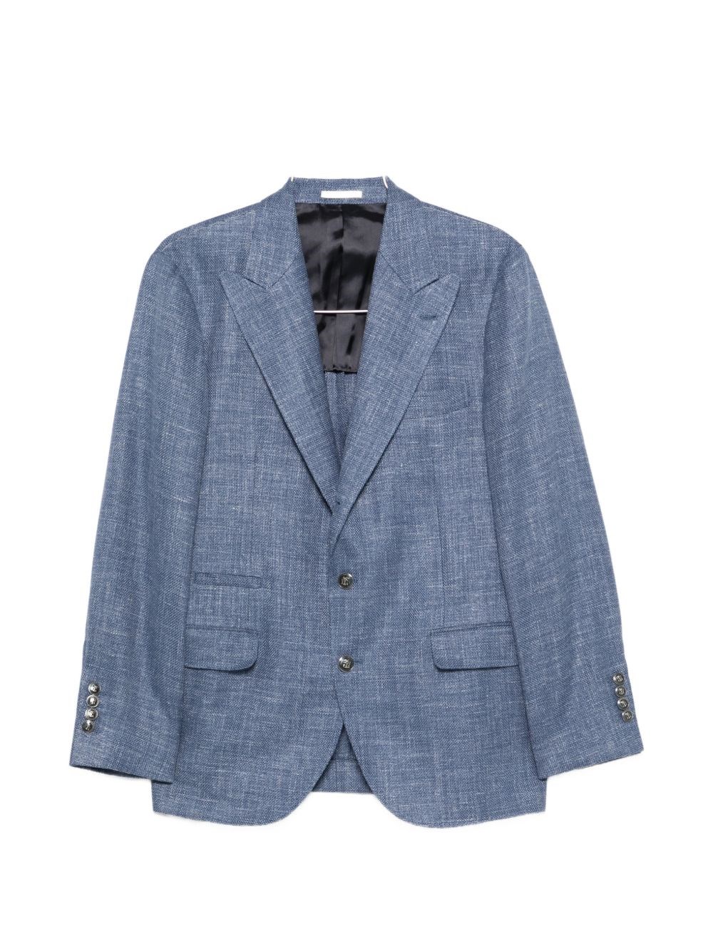 Brunello Cucinelli Wool Blend Single-Breasted Jacket