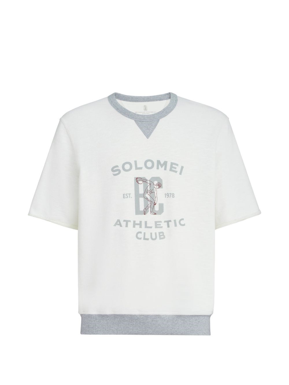 Brunello Cucinelli Logo Cotton Sweatshirt