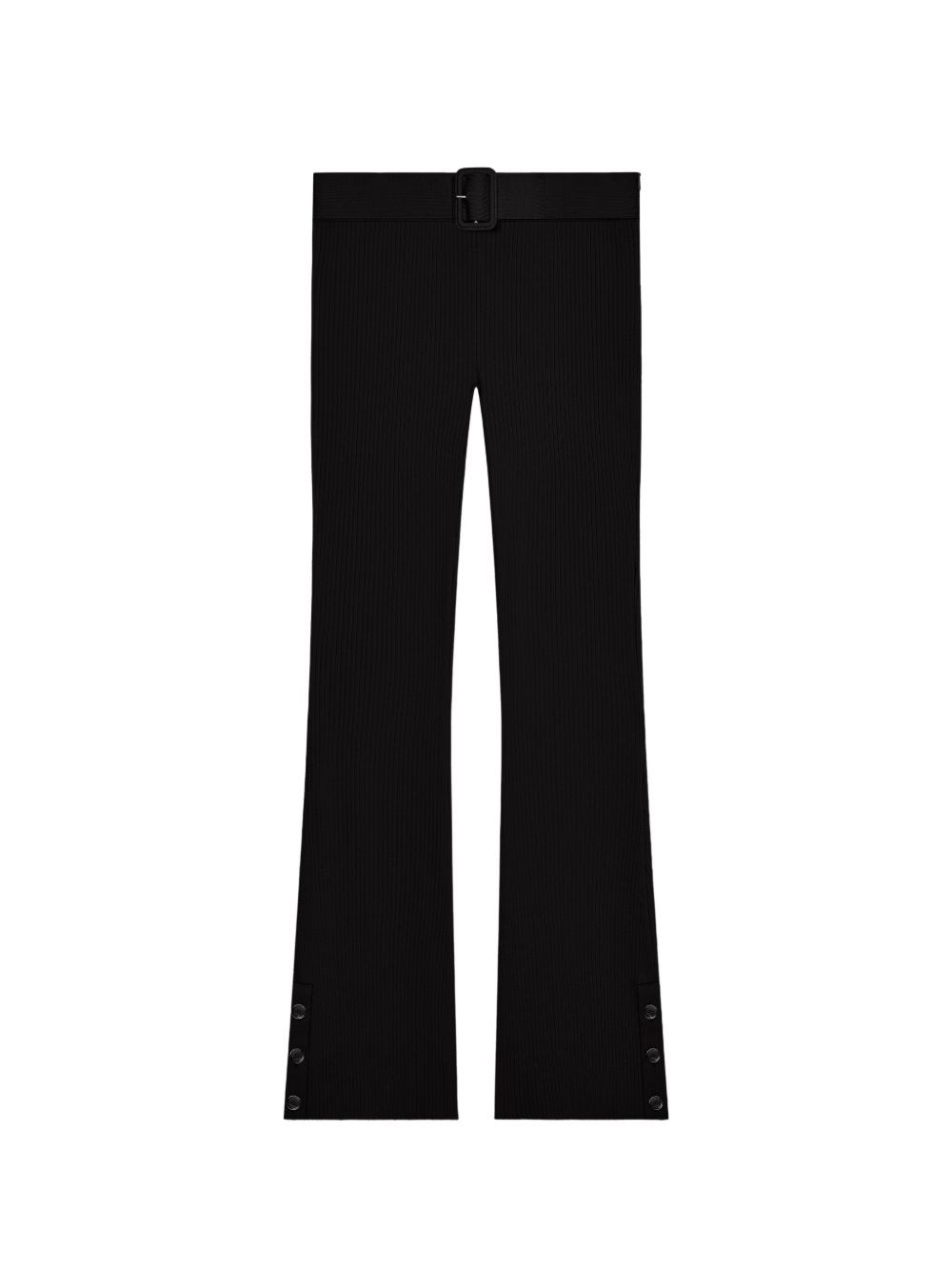 COURR�GES Ribbed Knitted Trousers